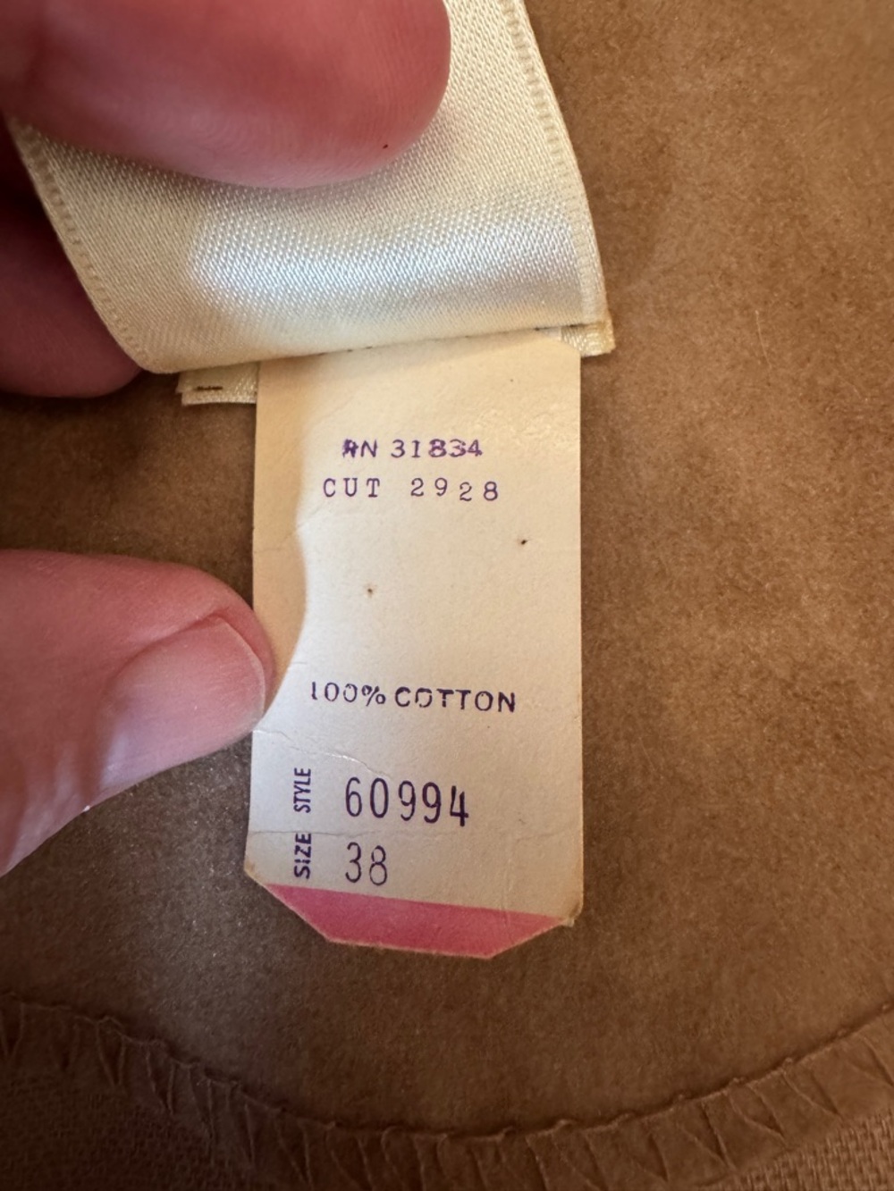 VINTAGE 70s Ample Jacs California Brushed Suede Style Cotton Jacket Groovy Retro - Picture 5 of 11
